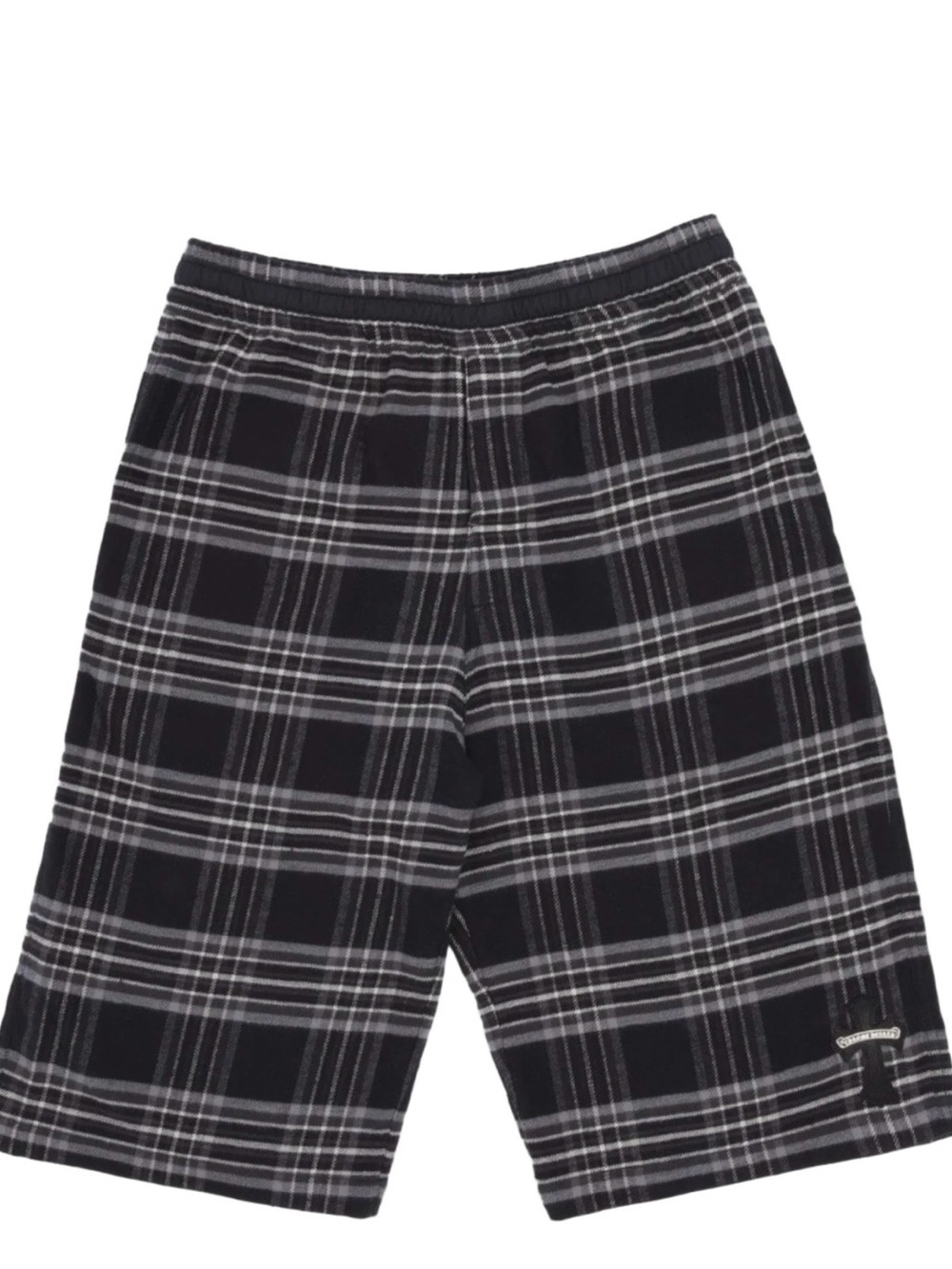 Chrome hearts Black & Gray Plaid Knit Shorts